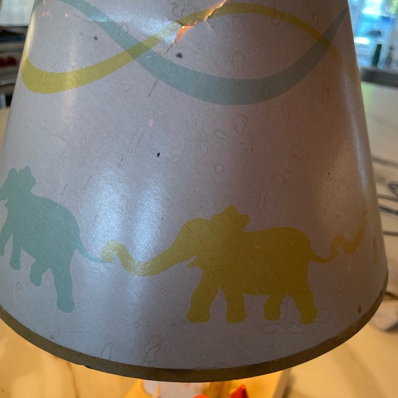 Adorable Vintage Nursery Lamp with Music Box and Nightlight by IRMI Originals - Picture 10 of 11